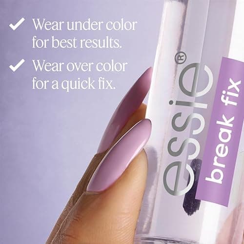 Essie Break Fix Liquid Nail Patch, Nail Care, Patches Broken Nails for Up to 5 Days, Nail Repair For Broken Nails, Liquid-to-Solid Technology, Transparent Finish thumbnail 10