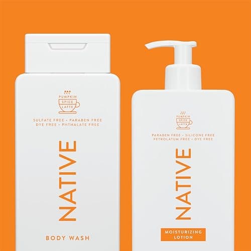 Native Body Wash & Moisturizing Lotion - Pumpkin Spice Latte - Naturally Derived Ingredients, Paraben-Free, Dye-Free Personal & Skin Care | Fall Seasonal Bundle (34.5 fl oz Total) - 2 Pk thumbnail 2