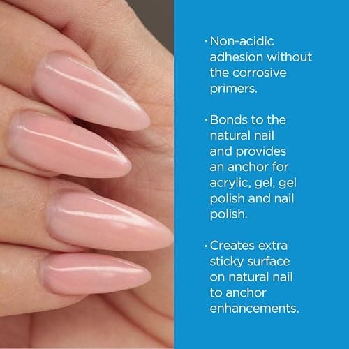 Young Nails Protein Bond - Non-Acidic Nail Primer, Enhanced Adhesion for Gel Polish & Acrylic, Nail Dehydrator, PH Bonder for Gel Nails, 0.5 oz thumbnail 4