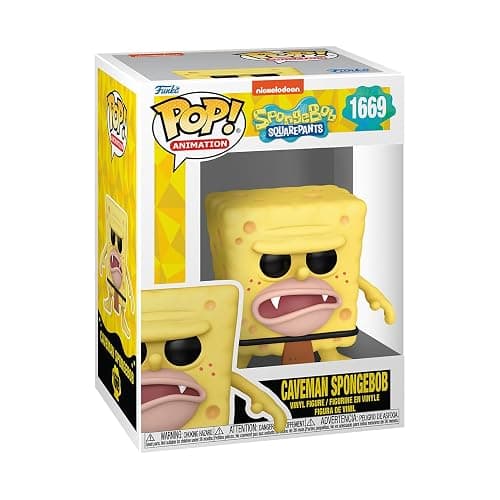 Funko POP! TV: Spongebob Squarepants 25th Anniversary - Caveman SB - Collectable Vinyl Figure - Gift Idea - Official Merchandise - for Kids & Adults - TV Fans - Image 1