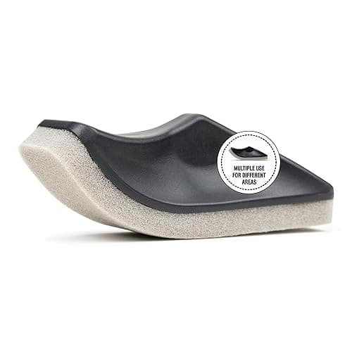 TrimBo Curved Sink Beard Cleaning Sponge, Beard Bar, Ergonomic Beard Hair Cleaner for Bathroom Sink, Clean Men's Hair Trimmings After Shaving (1 Pack) - Image 1