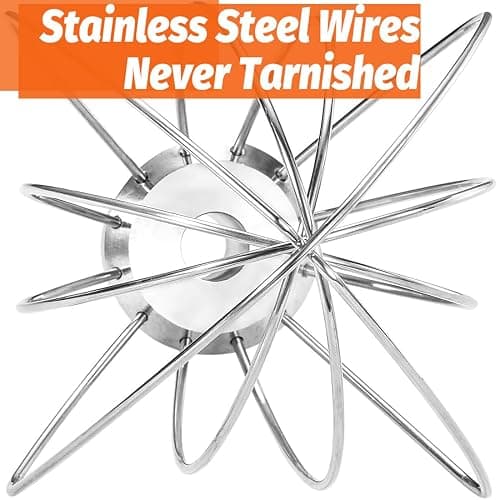 Whisk Attachment Stainless Steel Wires Whip K45WW Parts fit KitchenAid 4.5 and 5 QT Tilt Head Stand Mixer thumbnail 3