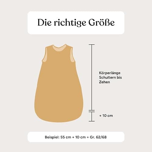 Ehrenkind® Baby Sommerschlafsack Rund Musselin | aus weicher OEKO-TEX zertifizierter Bio-Baumwolle | Sommer Baby Schlafsack Baby 1 TOG Gr. 50/56 Grau-Weiße Punkte - 50-56 - Grau-Weiße Punkte thumbnail 2
