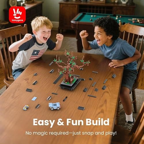 Willow Tree Bonsai Building Set, A Display Stand for Lego Harry Potter Ford Anglia 76424, Magical Tree with Mini Car for Adults and Kids, Versatile Toy Building Set for Home Decor thumbnail 6
