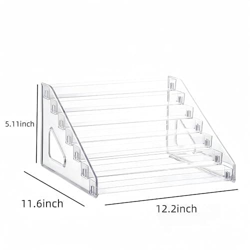 ShunChengFa Nail Polish Storage Box Makeup Organizer Cosmetics Storage Transparent Easy to Assemble 7 Layers thumbnail 3