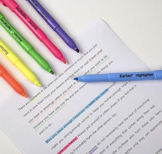 Rarlan Highlighters, Chisel Tip, Assorted Fluorescent, 96 Count Bulk Pack thumbnail 4
