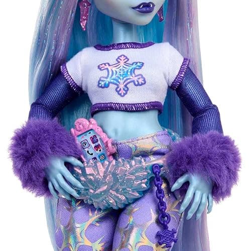 Monster High Doll, Abbey Bominable Yeti Fashion Doll with Pet Mammoth and Themed Accessories thumbnail 4