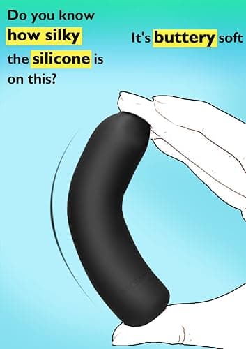 Small Bullet Vibrator for Women: Waterproof Mini Clit Vibrator with 10 Modes, Full Silicone Vibrating Finger Massager for G Spot Nipple, Female Rechargeable Lipstick Vibe Sex Toy, Black thumbnail 4