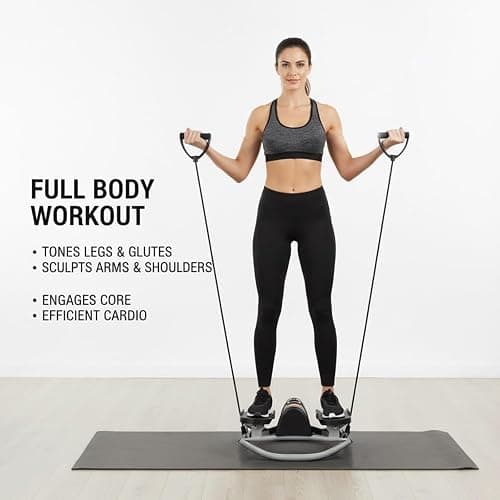 Rock Stepper, Low-Impact Lateral Rocking Home Stepper for Knees & Joints – Side-to-Side Motion Cardio Machine, Compact Portable Fitness Trainer for Home Gym thumbnail 3