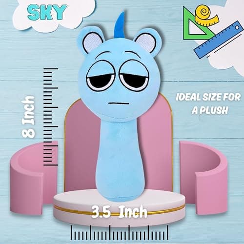 Soft Plush Toys Set – Phase 1 Soft Stuffed Characters, Adorable Collectible Plush Dolls, Great for Fans & Kids (6 pcs) thumbnail 8