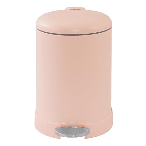 Glad Small Trash Can, 1.2 Gallon | Round Stainless Steel Garbage Bin with Soft Close Lid & Step Foot Pedal | Metal Waste Basket with Removable Inner Bucket, Rust thumbnail 7
