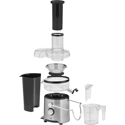 WMF Kult X Entsafter elektrisch Obst Gemüse aus Edelstahl, 500W, Saftmaschine, Slow Juicer für große Fruchtstücke, Saftkrug 1,2l, Schaumfilter, 2 Geschwindigkeitsstufen, edelstahl matt thumbnail 17