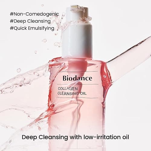 BIODANCE Collagen Cleansing Oil, Facial Oil Cleanser, Gentle Makeup Remover, Bleackhed and Whitehead Remover for Sensitive Skin, Korean Skin Careㅣ6.76 fl. oz. (200 ml) thumbnail 2