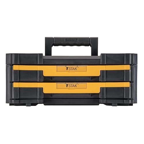 DEWALT TSTAK Tool Storage Organizer with Double Drawers, Holds Up to 16.5 lbs. (DWST17804) thumbnail 2
