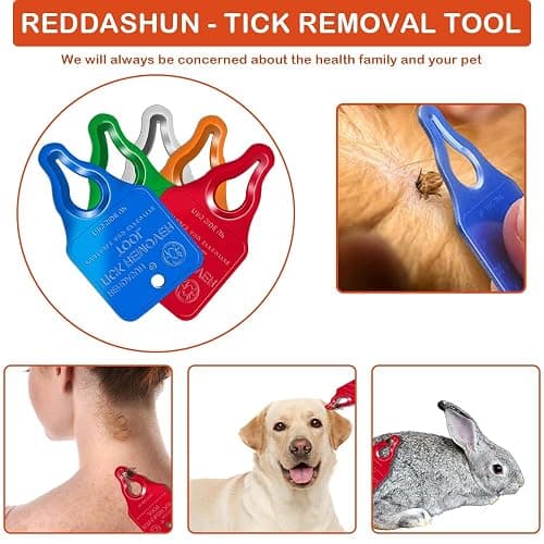 Rendasun Remover Tool, Quick and Safe, and Reliable Suitable for Pets, Animals, and Humans, Essential Remover Tool for Portable Outdoor Living (5 Pack Orange Red Blue Green Silver) thumbnail 6