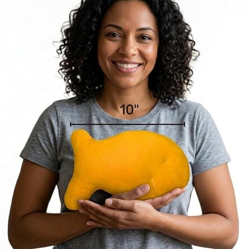 Snack Plushies Cheddar Fish Cracker Plush Toy – 10” Soft & Huggable Stuffed Animal Pillow – Cute Snack-Inspired Cuddly Gift for Kids & Adults thumbnail 4