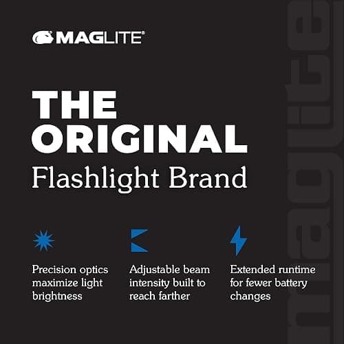 MagLite Mini Incandescent Flashlight – Compact, Water-Resistant, Twist On/Off, 2-Cell AAA Battery-Powered – Blue thumbnail 4