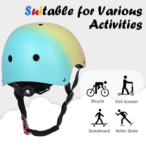 Kids Bike Helmet, Adjustable and Multi-Sport, from Toddler to Youth, 3 Sizes thumbnail 4