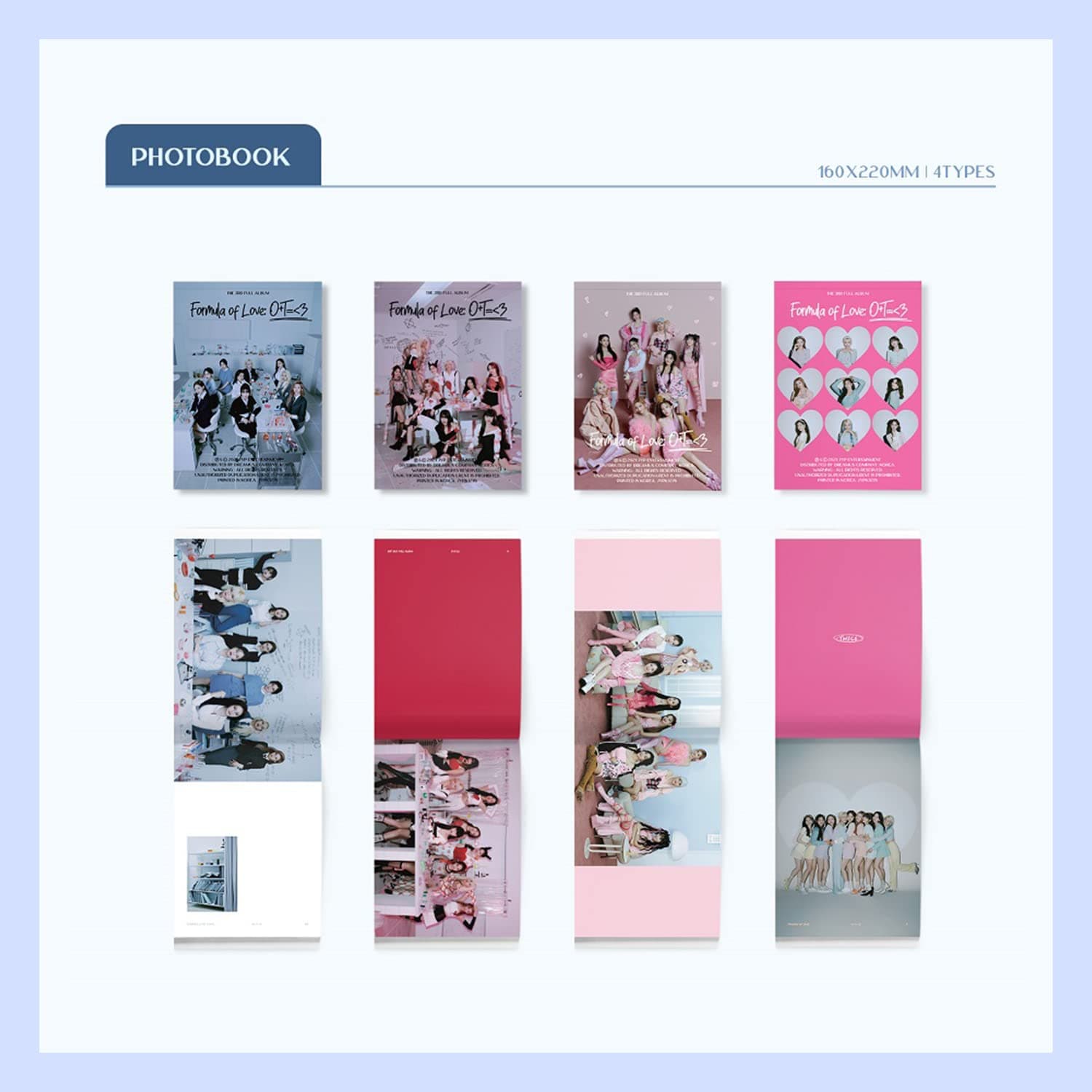 TWICE - THE 3RD ALBUM [Formula of Love: O+T= 3] (STUDY ABOUT LOVE Ver.) Photobook + CD-R + Index Photo Paper + Scientist ID Cards + D.I.Y Sticker + Break Scratch Card + Photocard + 2 Pin Button Badge thumbnail 3