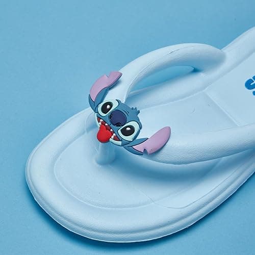 MINISO Disney Stitch Women's Flip Flops - Soft Slippers with Anti-Slip Sole, Waterproof Summer Sandals for Beach, Pool, Shower | Cute Cartoon Slippers for Girls, Women | Gift for Stitch Fans thumbnail 4