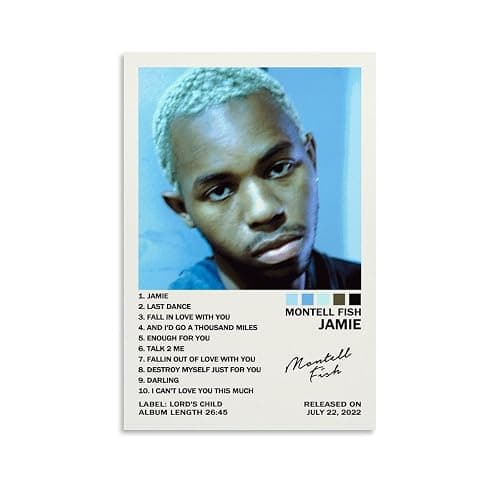 KUCOON Jamie Poster Canvas Wall Art Living Room Posters Bedroom Painting 08x12inch(20x30cm) - Image 1