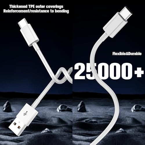 Car Carplay Cable for iPhone 17/16/15,iPhone 16/15 Plus17/16/15 Pro 17/16/15Pro Max charger ,USB A to USB C for Carplay USB C Cord, iPad USB C Cable 10th, iPad Air Car Charger Cable Cord 3FT (White) thumbnail 4