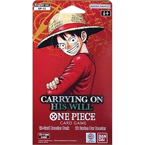 One Piece TCG: Carrying on His Will Sleeved Booster Pack (OP-13) - 12 Cards - Image 1