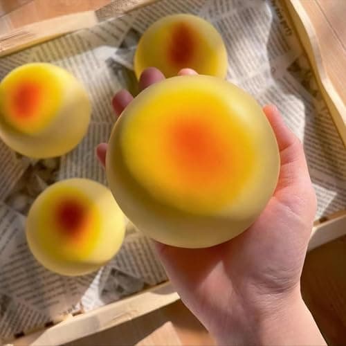 Sticky Bread Slow Rising Squishy, Silky Smooth Bread Slow Rise Squishies | Round Toast Shped Squishy Foam Squishies for Adults: Stress Relief & Sensory Fidget Toy (1pcs) thumbnail 7