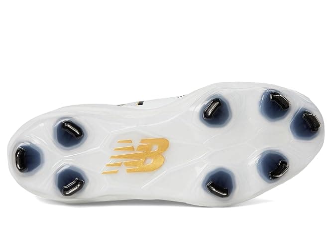 New Balance Men's Fresh Foam X 3000 V7 Baseball Shoe, White/Black, 8.5 W thumbnail 3