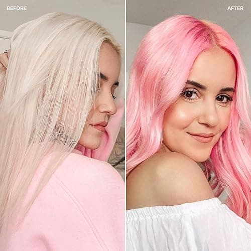 Overtone Daily Color Depositing Conditioner, Pastel Pink, 4.5oz, Hydrating, Damage-Free Temporary Hair Color for All Hair Types with Shea Butter & Coconut Oil, Vegan & Cruelty-Free thumbnail 4