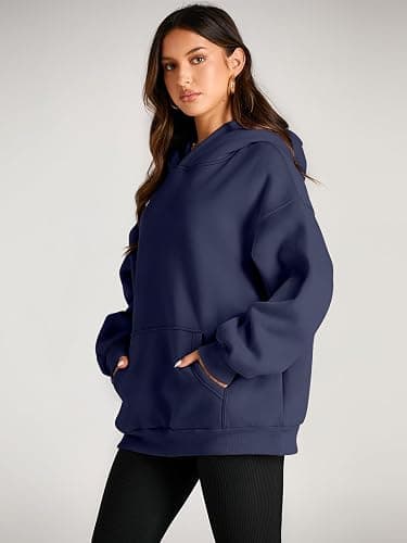 EFAN Womens Hoodies Oversized Sweatshirts Pullover Fleece Sweaters Long Sleeve Winter Fall Outfits Fashion Y2k Clothes thumbnail 3