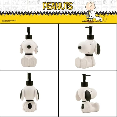 Collectibles Peanuts Snoopy Soap/Lotion/Hand Sanitizer Resin Pump Dispenser, 10.01 Ounces, (Officially Licensed Product) by Franco thumbnail 5