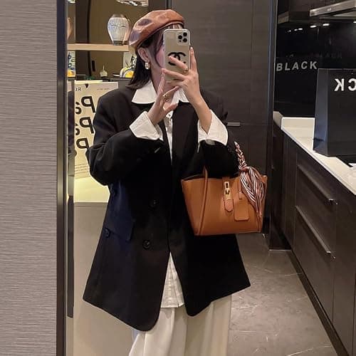 Women's shoulder bag, women's wallet, vintage handbag, synthetic leather crossbody bag with adjustable shoulder strap thumbnail 2