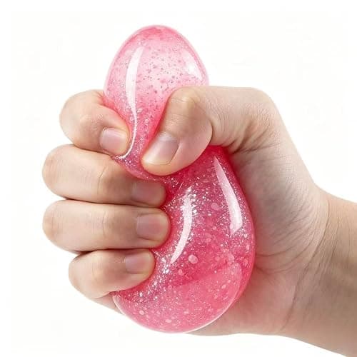 Water Drop Squeeze Squishies, Dream Squishy Drop Squishy Stress Ball,Drop Gifts for Anxiety Relief Office Easter Birthday (Pink) thumbnail 4