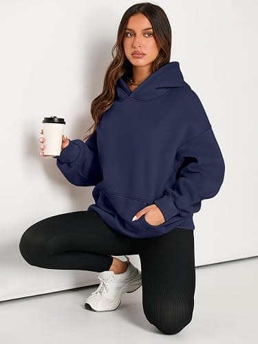 EFAN Womens Hoodies Oversized Sweatshirts Pullover Fleece Sweaters Long Sleeve Winter Fall Outfits Fashion Y2k Clothes thumbnail 5
