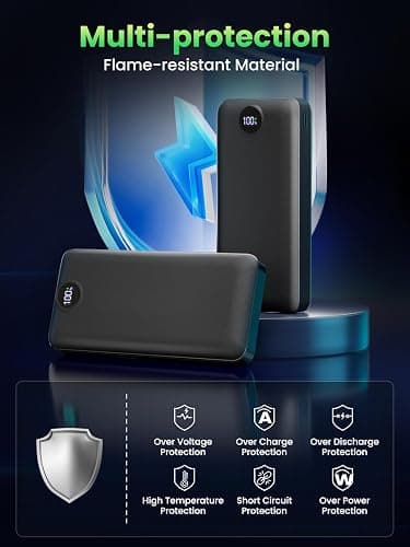 Power Bank Fast Charging 50000mAh 22.5W Portable Charger USB C Quick Charge with 3 Outputs & 2 Inputs LED Display Huge Capacity External Battery Pack for iPhone, Samsung, iPad etc thumbnail 8
