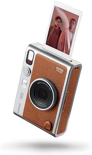 instax Mini Evo Marron Appareil Photo et imprimante avec écran LCD de 2,7 Pouces & Fujifilm instax - Twin Films pour Mini - 86 x 54 mm - 10 Feuilles x 2 Paquets = 20 Feuilles thumbnail 2