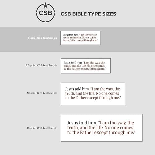 CSB Notetaking Bible for Women, Hosanna Revival Edition, Lemons Cloth Over Board, Black Letter, Single-Column, Journaling Space, Reading Plan, Easy-to-Read Bible Serif Type thumbnail 7