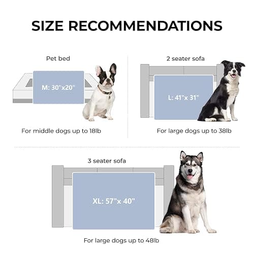 Luciphia Premium Soft Dog Blanket for Large Dogs Washable 300GSM Fluffy Warm Fleece Puppy Cat Paw Print Pet Flannel Grey Paw L(41"x31") thumbnail 7