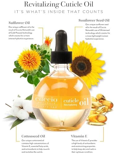 Cuccio Naturale Revitalizing- Hydrating Oil For Repaired Cuticles Overnight - Remedy For Damaged Skin And Thin Nails - Paraben /Cruelty-Free Formula - Milk And Honey - 2.5 Oz thumbnail 2