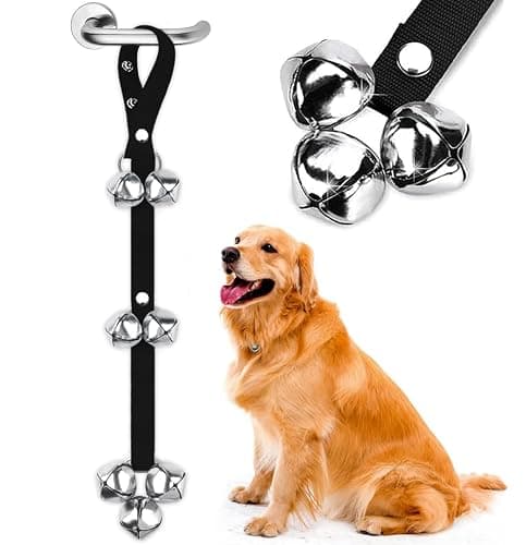 BLUETREE Dog Doorbells Premium Quality Training Potty Great Dog Bells Adjustable Door Bell Dog Bells for Potty Training Your Puppy The Easy Way - 7 Extra Large Loud 1.4 DoorBells - Image 1