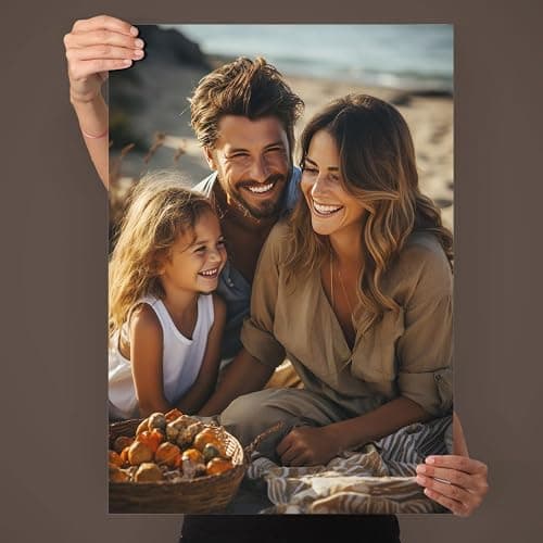 ZNOR Personalised Posters Add Your Own Custom Photo/Logo/Text Banner for Business Ads, Custom Wall Art Vinyl Prints for Home and Office Decor Create Your Own Design thumbnail 2