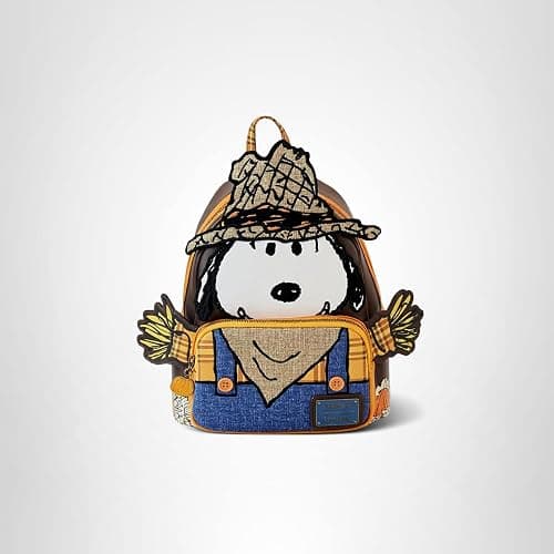 Loungefly Peanuts Snoopy Scarecrow Cosplay Mini Backpack thumbnail 8