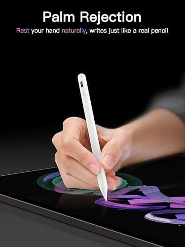 KEEPRO Stylus Pen for iPad 2018-2025, USB-C Fast Charging Pencil, Pixel-Perfect Tilt Sensitivity for iPad 11/10/9/8/7/6/A16, Mini 7/6/5, Air M3/M2 11"/13"/5/4/3, Pro M4 13"/12.9″/11″ thumbnail 7