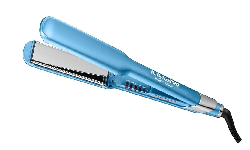 BabylissPRO Nano Titanium Ultra-Sleek Hair Straightener, Flat Iron for All Hair Types - Image 1
