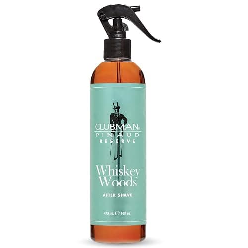 Clubman Reserve Whiskey Woods After Shave Spray - Aftershave for Men, Long-Lasting Fragrance, 16 fl oz - Image 1