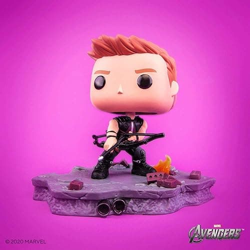 Funko Pop! Deluxe Marvel: Avengers Assemble Series - Hawkeye, Amazon Exclusive, Figure 3 of 6 - Hawkeye thumbnail 4