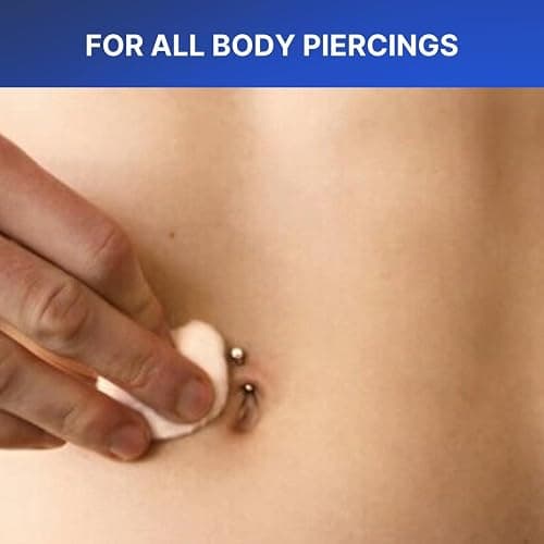 BodyJ4You Piercing Aftercare Spray - Saline Solution Natural Keloid Bump Removal - Ear Piercing Cleaner Nose Septum Belly Button Cartilage - Sea Salt Aloe Vera Rosemary - Fine Mist 2 Fl Oz thumbnail 5