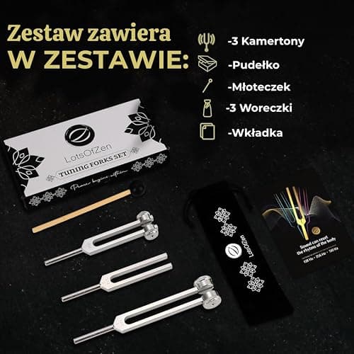 Tuning Forks for Healing Set (128Hz, 256Hz, 512Hz) — Essential Yoga and Meditation Accessories & Sound Therapy Devices thumbnail 4