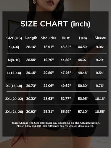 ATHMILE Womens Oversized T Shirts Loose Fit Crewneck Short Sleeve Tops Summer Casual Blouse Y2K 2025 Basic Tee Beach - Small - Black thumbnail 6